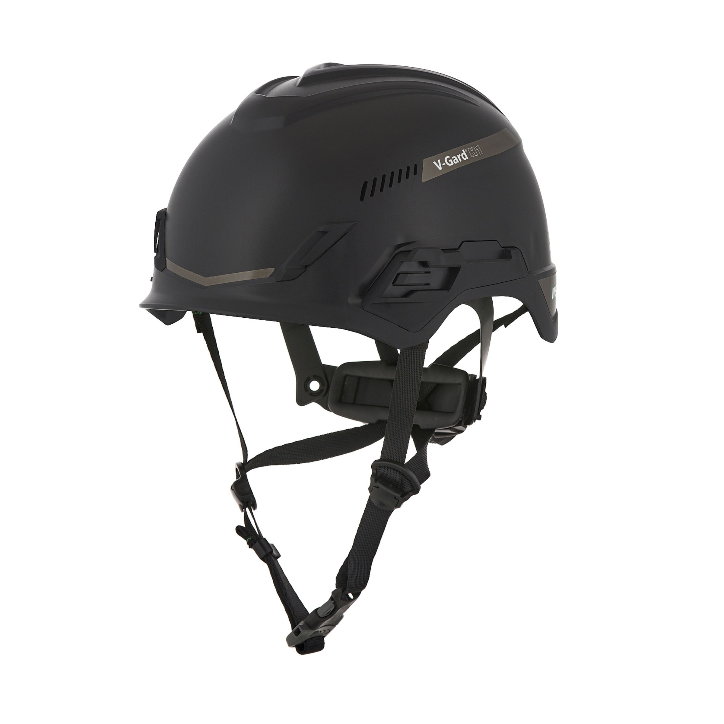 V-Gard® H1 Safety Helmet, Trivent, Black, Fas-Trac® III Pivot, ANSI, EN12492